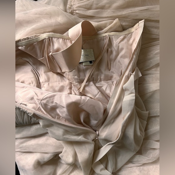 BHLDN Va Et Vien | Stunning Full Length Strapless Tulle Dress - Picture 10 of 16